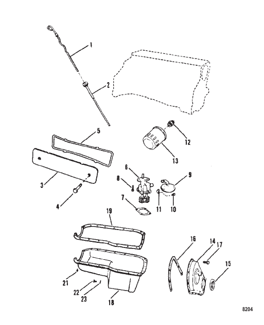 Oil Pan and Oil Pump