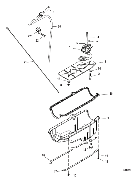Oil Pan And Oil Pump