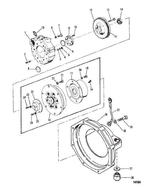 Flywheel Housing (Sterndrive)