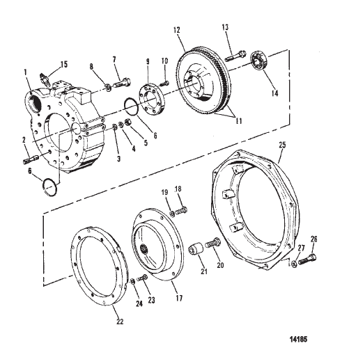 Flywheel Housing (Inboard)
