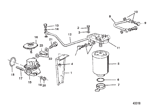 Fuel Filter (Serial # D725459, F306929 And Below)