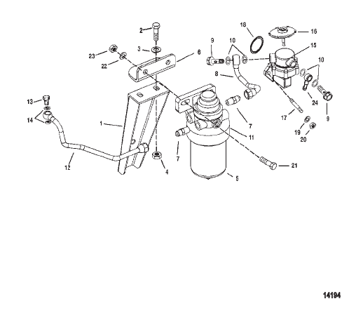 Fuel Filter (Serial # D725460, F306930 And Up)