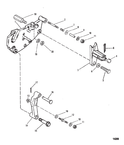 Shift Bracket (Stern Drive)