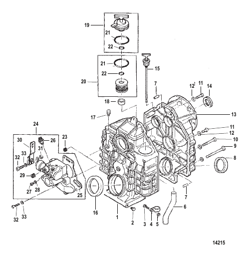 Transmission (V-Drive) (Inboard) (P. 1/2)