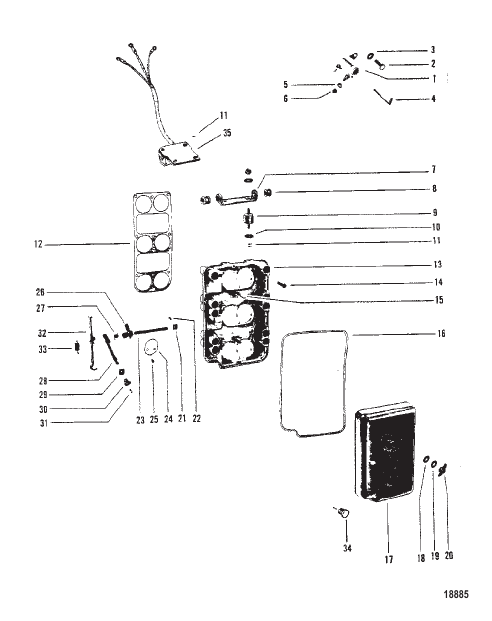 Choke Plate and Choke Linkage (Design I)