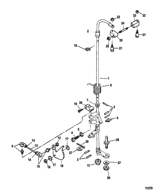 Towershaft And Throttle Linkage