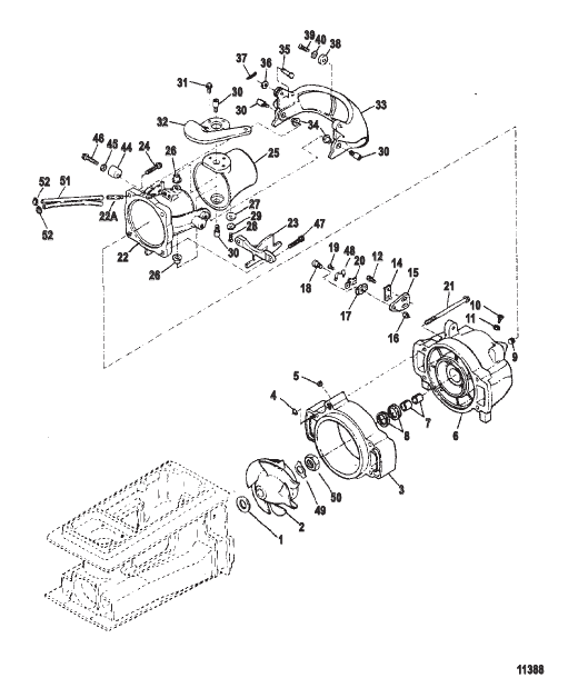 Nozzle/Rudder Components (Splined Drive)