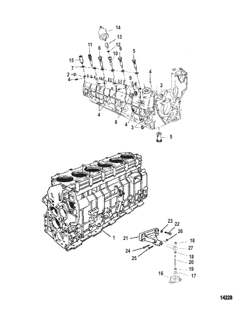Engine And Cylinder Block