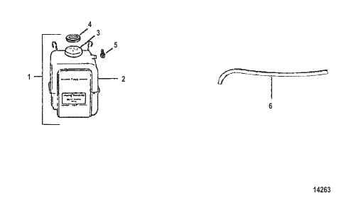 Oil Reservoir Components (Sterndrive)