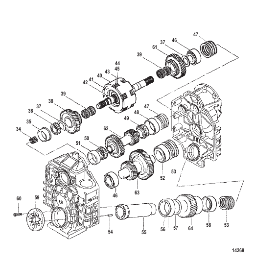 Transmission (V-Drive) (Inboard)