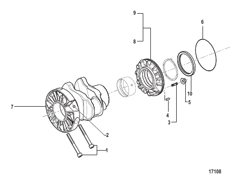 Rear Oil Seal and Bearing Carrier