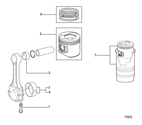 Connecting Rod and Piston