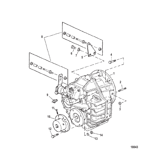 Transmission and Related Parts (INBOARD)