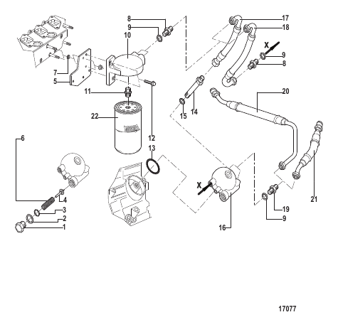 Oil Filter and Oil Hoses