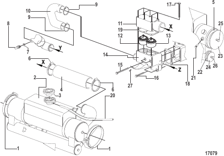 Heat Exchanger and Thermostat Housing