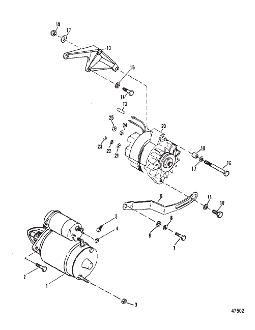 STARTER AND ALTERNATOR