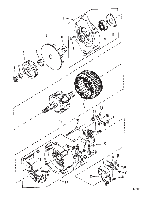 ALTERNATOR (MANDO) #AC155603