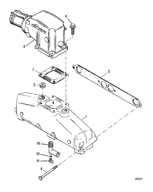 EXHAUST MANIFOLD AND EXHASUT ELBOW