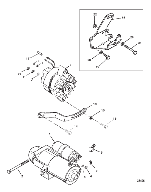 STARTER MOTOR AND ALTERNATOR