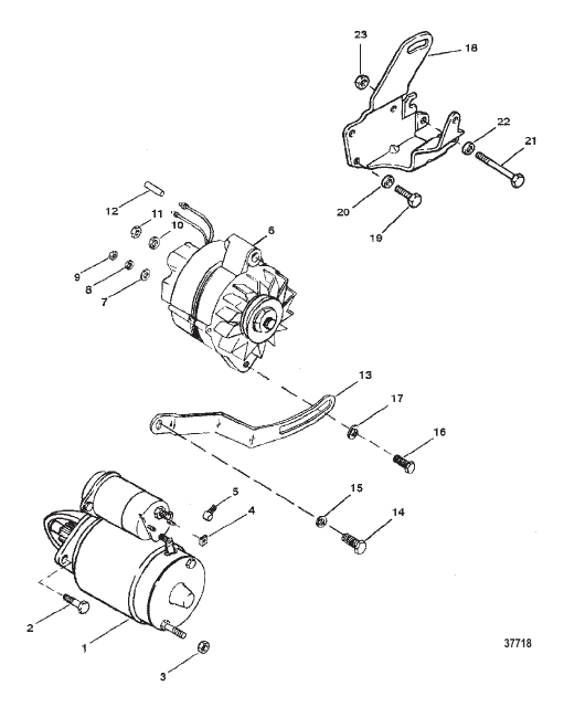 STARTER MOTOR AND ALTERNATOR