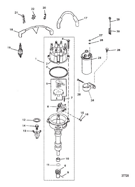 DISTRIBUTOR AND IGNITION COMPONENTS