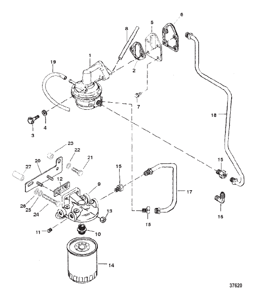 FUEL PUMP AND FUEL FILTER