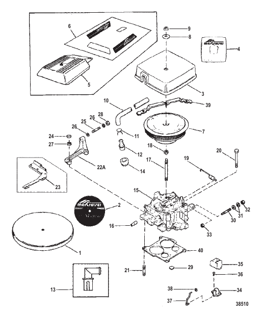 CARBURETOR/THROTTLE LINKAGE (ROCHESTER - 4 BBL)