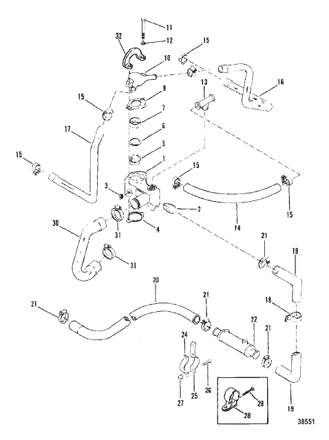 STANDARD COOLING SYSTEM (DESIGN I)