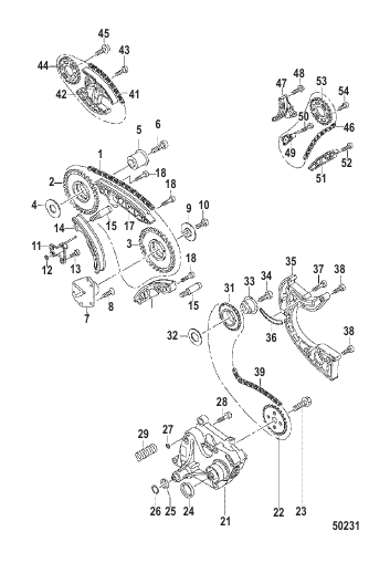 Timing Chain and Slide Rail