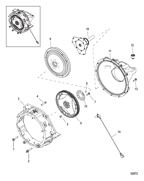 Flywheel Housing Sterndrive