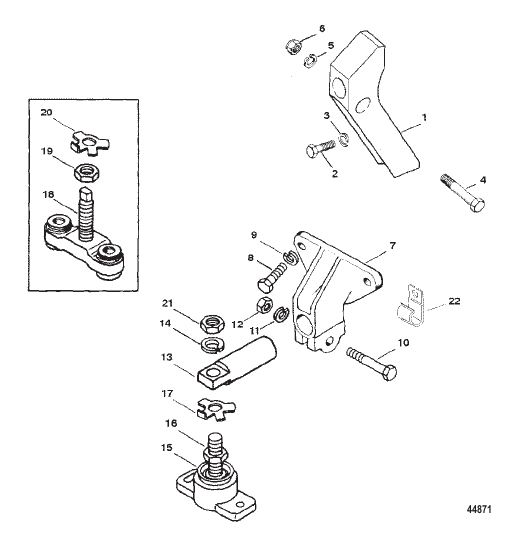TRANSMISSION AND ENGINE MOUNTING (BORG WARNER 72)
