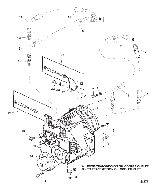TRANSMISSION AND RELATED PARTS (BORG WARNER 5000)
