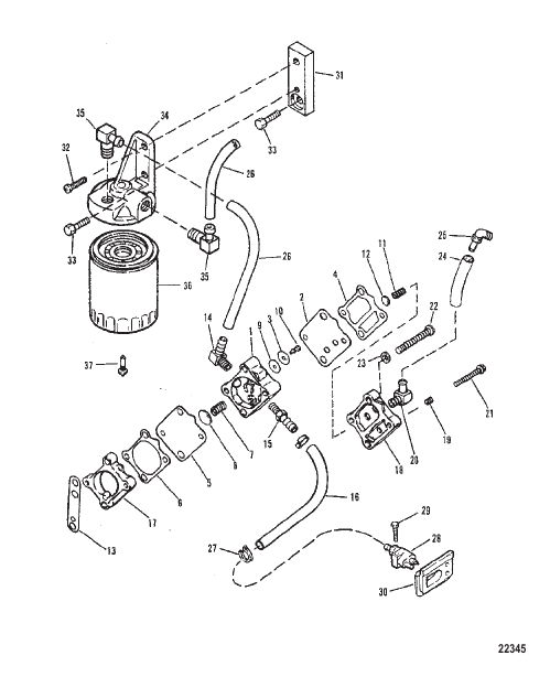 FUEL PUMP AND FUEL FILTER