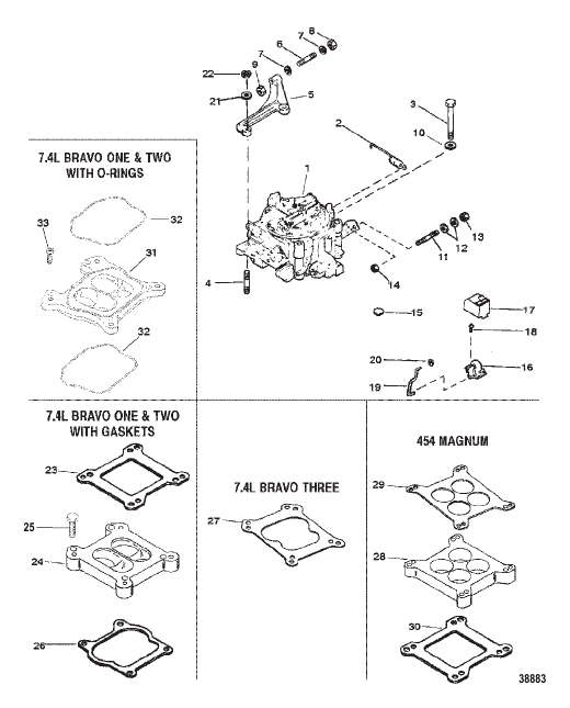 CARBURETOR AND LINKAGE