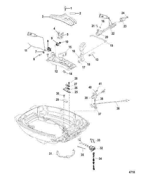Throttle/Shift Linkage (Handle Models)