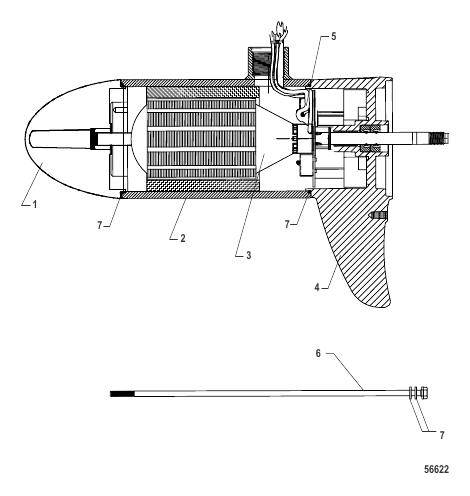 Lower Unit Assembly (SW105 - Variable)(8M0135685)