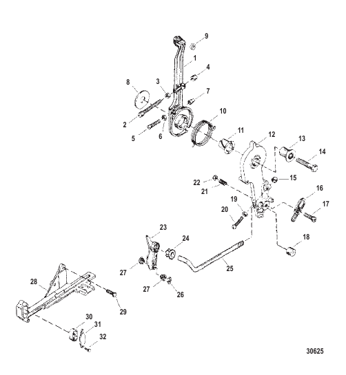 Throttle Lever / Throttle Cam Assembly