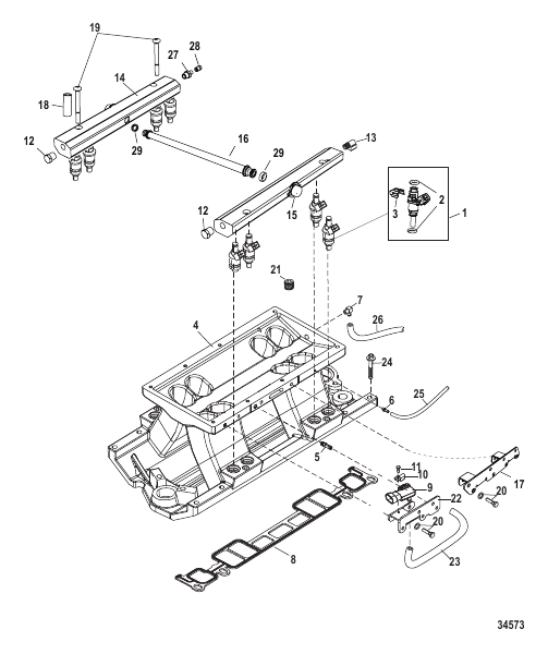Intake Manifold And Fuel Rail