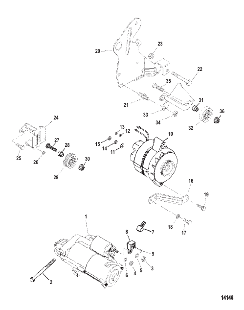 Alternator And Starter Motor (Mando)