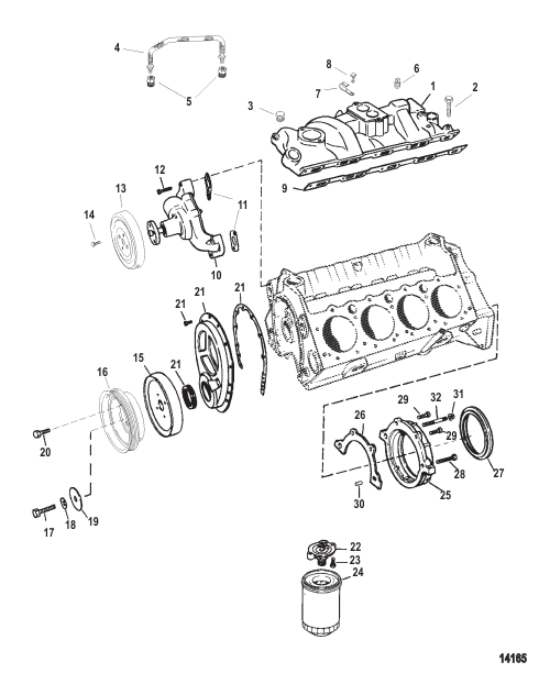 Intake Manifold And Front Cover