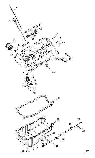Oil Pan and Oil Pump