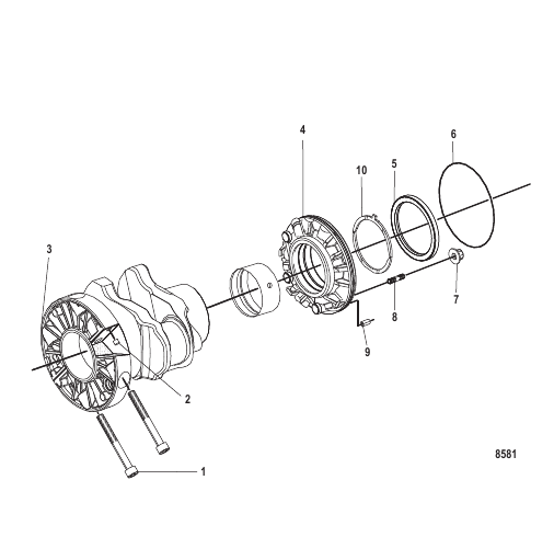 Rear Oil Seal and Bearing Carrier