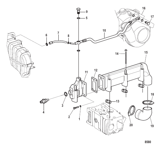 Coolant Manifold Strip
