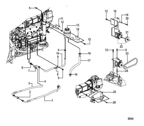 Power Steering and Shift Bracket