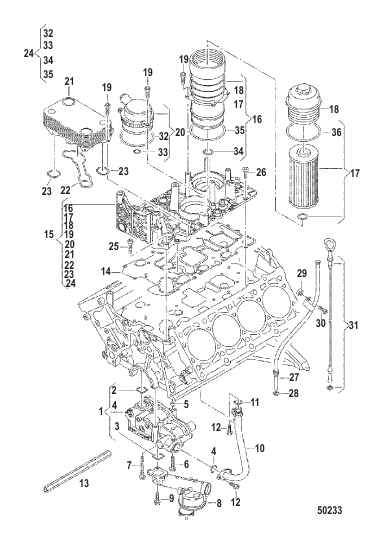 OIL PUMP AND COMPONENTS