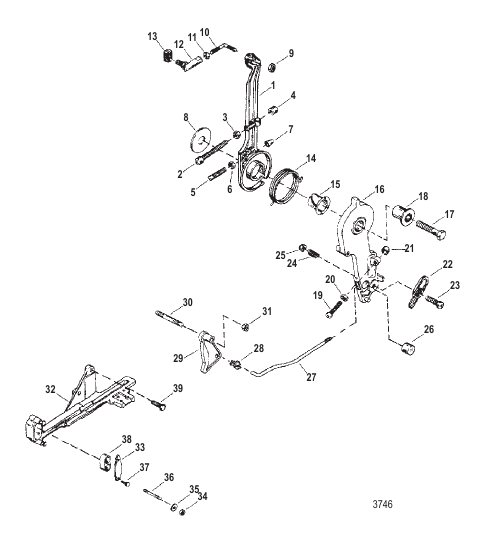 Throttle Lever And Throttle Cam Assembly