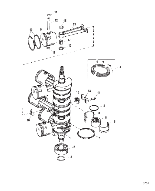 Crankshaft / Pistons / Connecting Rods