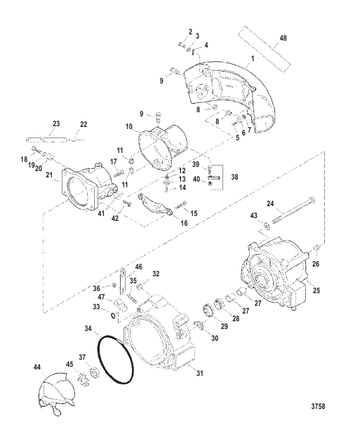 Nozzle And Rudder Components (Design I)