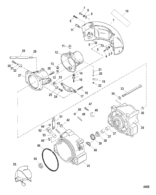 Nozzle And Rudder Components