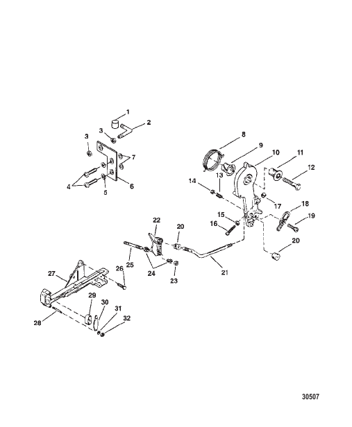THROTTLE LEVER